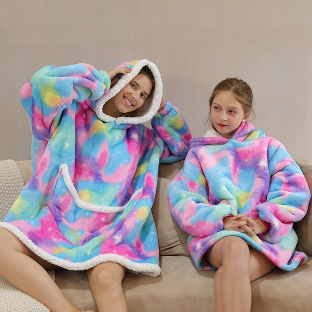 Oversized Hoodie Warm Blankets