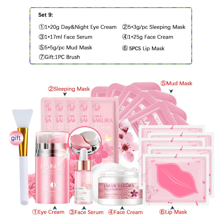 Women Beauty Health 24k Serum Skin Care Kit